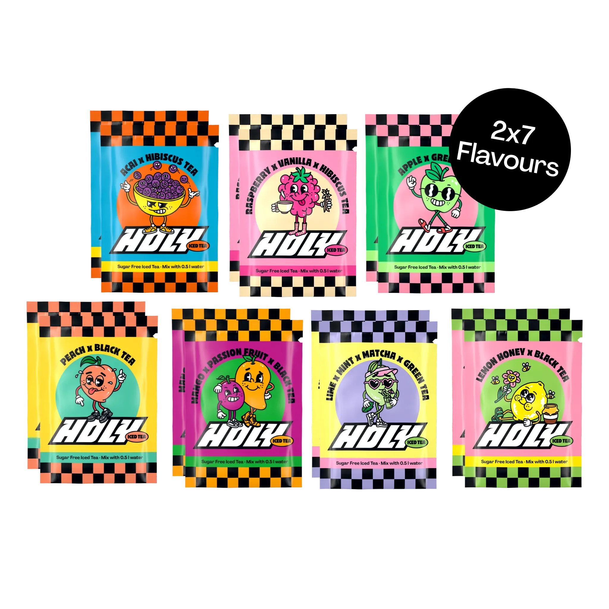 HOLY Iced Tea Starter Set - 14 Drinks + Shaker - Image 2